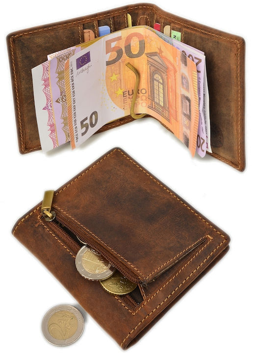 Portofel bărbătesc din piele maro
