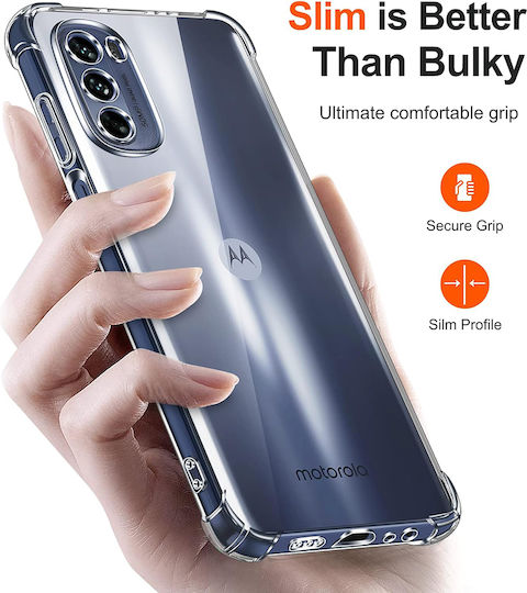 Techsuit Techsuit Back Cover Silicon Transparent (Moto G31)