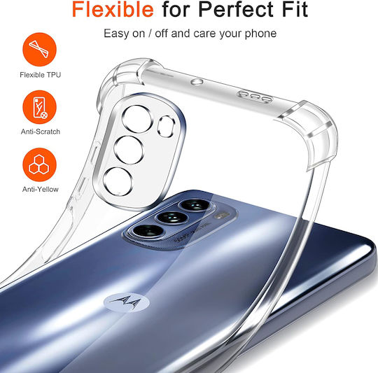 Techsuit Techsuit Back Cover Silicon Transparent (Moto G31)