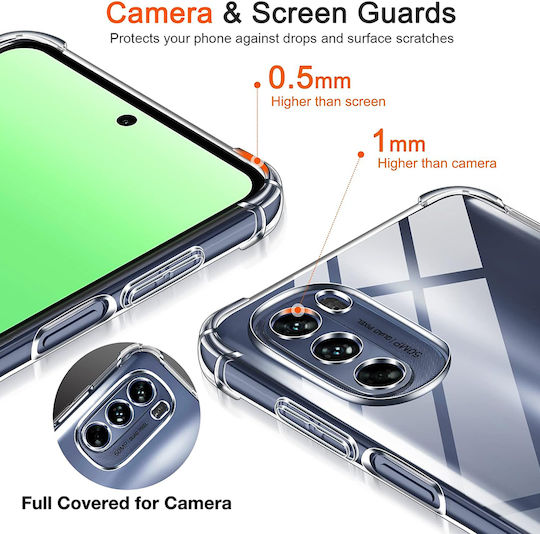 Techsuit Techsuit Back Cover Silicon Transparent (Moto G31)