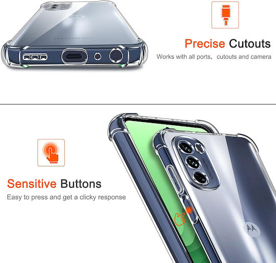 Techsuit Techsuit Back Cover Silicon Transparent (Moto G31)
