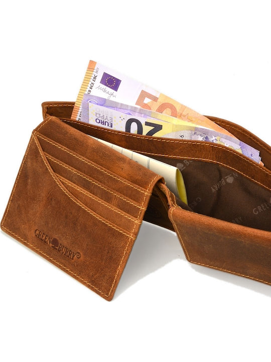 Portofel bărbătesc din piele maro