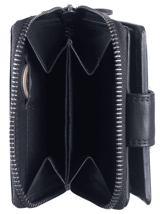 Portofel Dama Mic Din Piele Negru