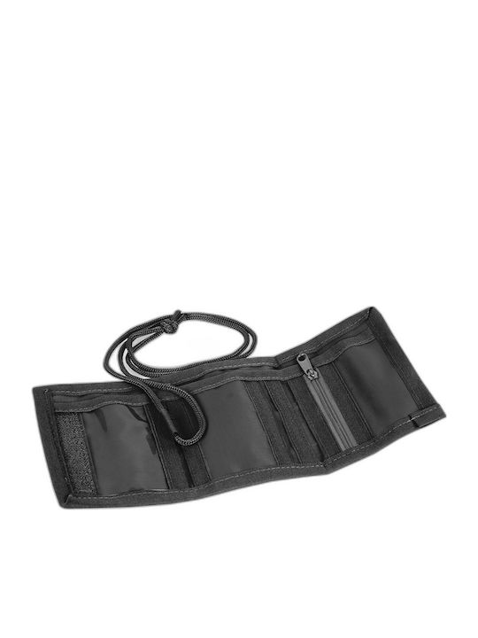 Paso Kids Wallet for Coins with Velcro Black