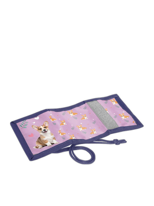 Paso Portofel Pentru Copii Pentru Monede Cu Velcro Violet