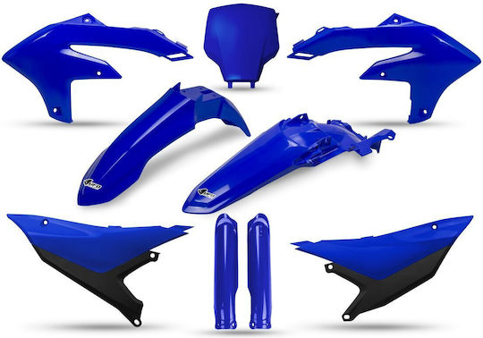UFO Set of Blue Plastic Motorcycle Parts