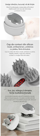 Dispozitiv De Masaj Electroterapie Pentru Cap Cu Vibrație Roșu