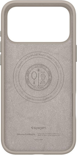 Spigen Silicone Fit MagSafe Back Cover Silicon Piatră (iPhone 17 Pro Max)