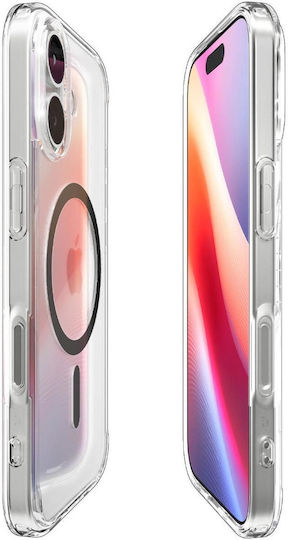 Spigen Ultra Hybrid MagSafe Задна корица Пластмаса / Силикон Clear Graphite (iPhone 17)