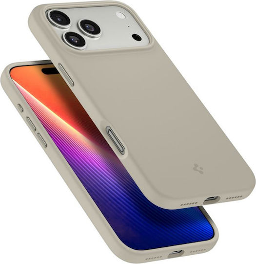 Spigen Silicone Fit MagSafe Back Cover Silicon Piatră (iPhone 17 Pro Max)