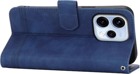 Dierfeng Θήκη Πορτοφόλι Blue Oppo Reno15 5g