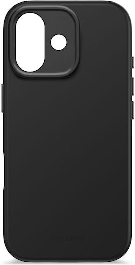Decoded Antimicrobial Back Cover Silicon 1.2mm Negru (iPhone 17)