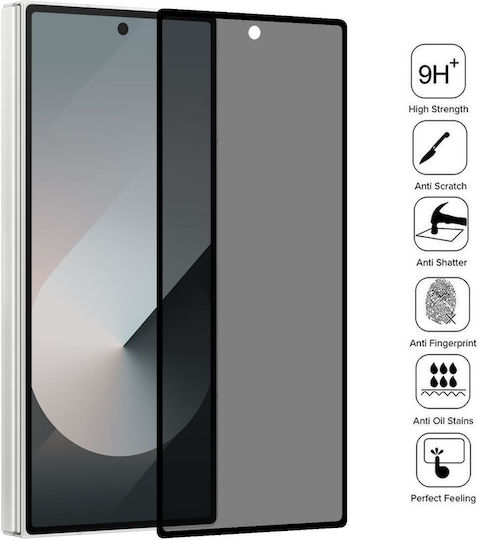 Samsung Galaxy Z Fold7 5G Full Coverage 28 Degree Privacy Tempered Glass Screen Protector