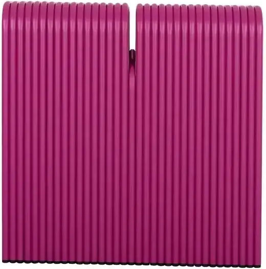 Intrepid Aluminum Dining Room Table Purple 121x70x70.5cm