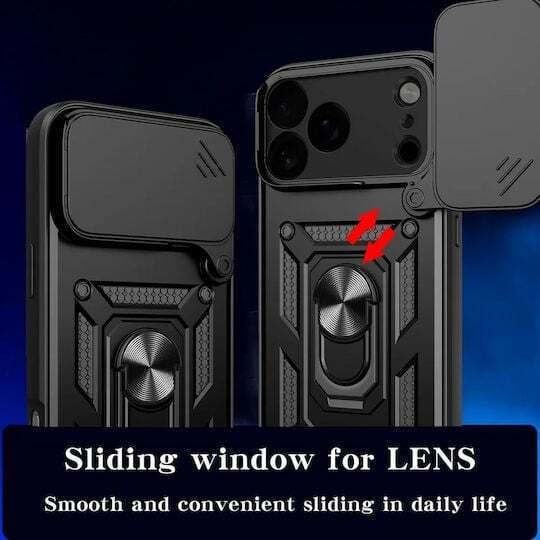 Defender Back Cover Plastic / Silicone Black (Redmi Note 15 Pro+ / Poco M8 Pro)