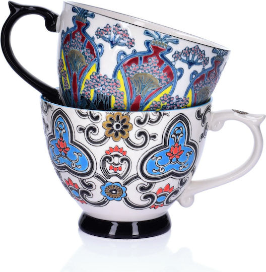 Duka Ceașcă De Cafea Din Ceramică Multicoloră 400ml