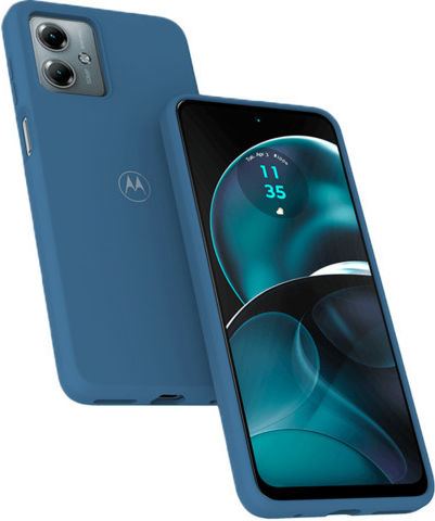 Motorola Umschlag Rückseite Blau (Moto G14)