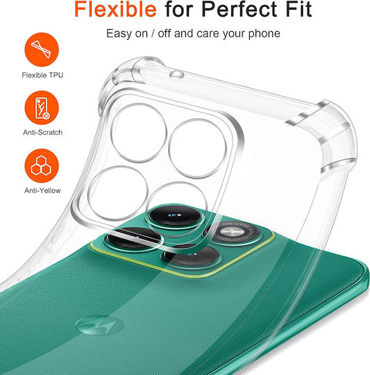 Techsuit Max Silicone Transparent Bumper (Motorola Edge 70)