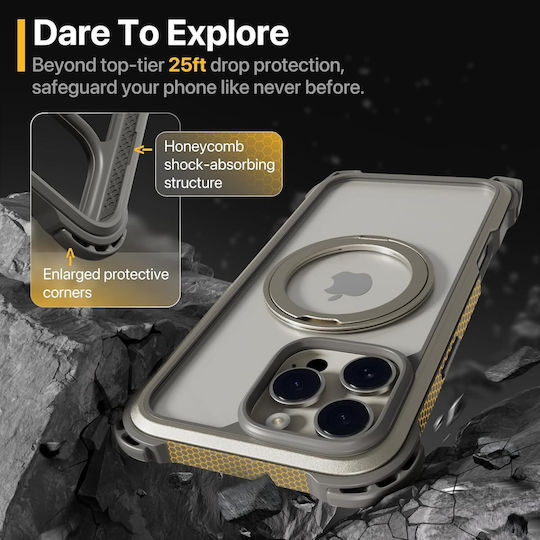 Mageasy Odyssey Ultra M With Lanyard 360 Vollschutz Silikon mit Band (iPhone 17 Pro Max / iPhone 17 Pro / iPhone 16 Pro Max)