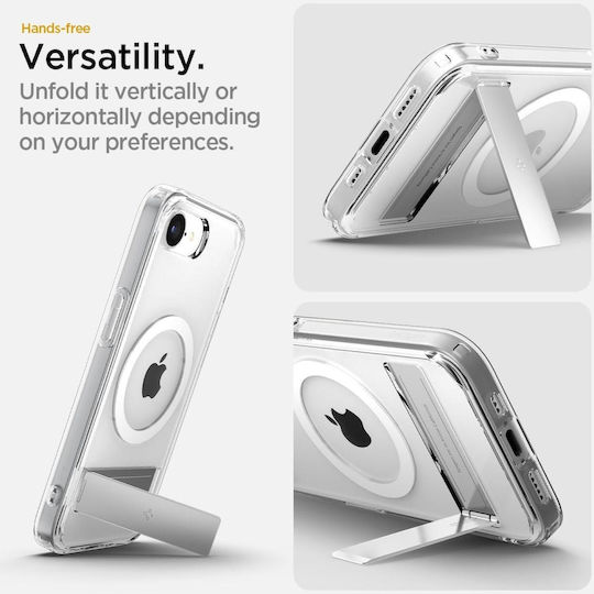 Spigen Ultra Hybrid S Case Magsafe Compatible Iphone 16e Clear White
