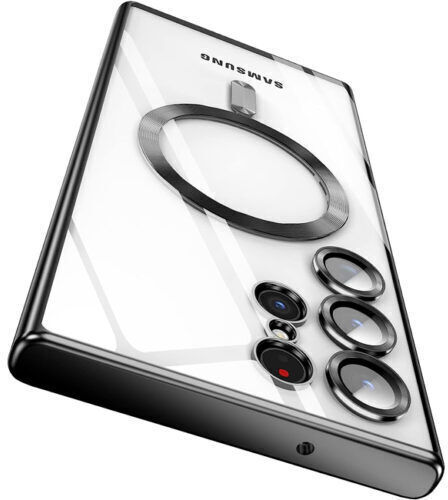 Nuon Back Cover Silicone Semi-transparent Black (Galaxy A55)