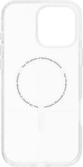 Mageasy Vibrant M Back Cover Silicone Transparent (iPhone 16 Pro Max)