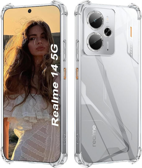 TelForceOne Anti Shock 1,5 Mm Back Cover Silicone 1.5mm Transparent (Realme 14 5G)
