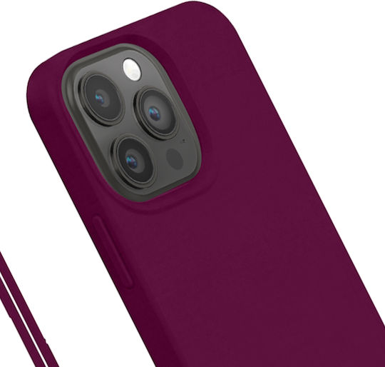 Bigben Interactive Back Cover Σιλικόνης Μωβ (iPhone 14 Pro)