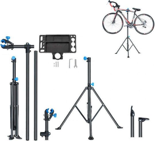 Wozinsky Wss-180 Bodenservice-Ständer Knöpfe 30 Kg Fahrräder Schwarz