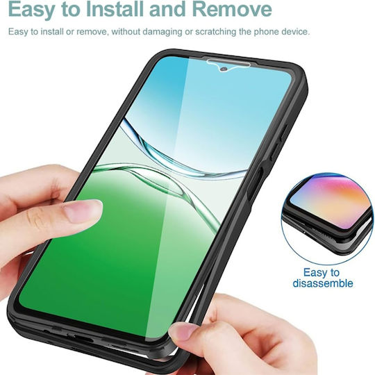 360 Full Cover 1.25mm Μαύρο (Oppo A5 4G, SKYDDAR INNOVATION)