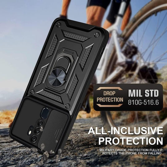 Techsuit Back Cover Μαύρο (Oppo A5 4G, SKYDDAR INNOVATION)