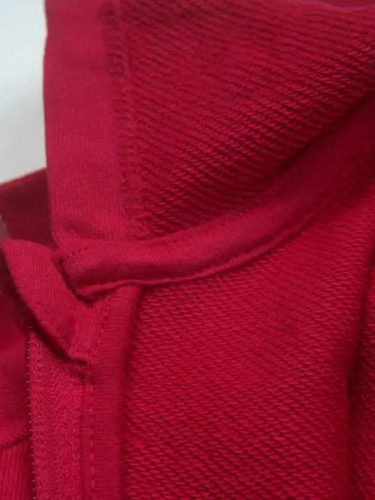 Active Kids Sweatpants Set With Top Red