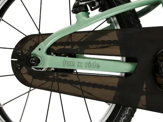 Kross Bicicletă Copii BMX 16" cu Cadru din Aluminiu Verde