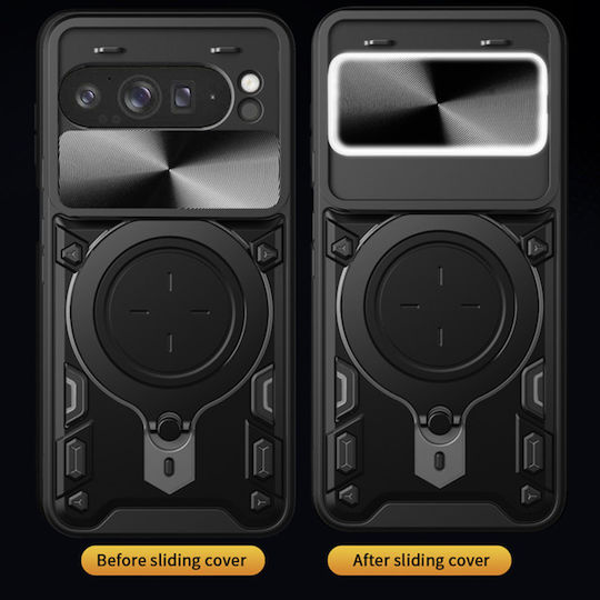 Techsuit Camguard Back Cover Metalic Negru (Poco F8 Pro)