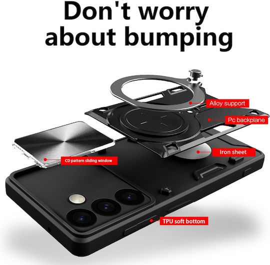 Umschlag Rückseite Schwarz (Realme Note 70T, SKALDBESCHIRMUNG INNOVATION)