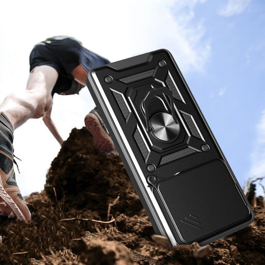 Magnetic Umschlag Rückseite Schwarz (Realme Note 70T, SKALDBESCHIRMUNG INNOVATION)