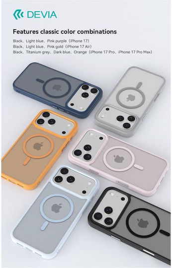 Devia Pino Series Magnetic Shockproof Iphone Air Case Black