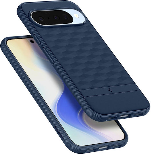 Spigen Parallax Mag Umschlag Rückseite Silikon Blau (Google Pixel 10 / 10 Pro)