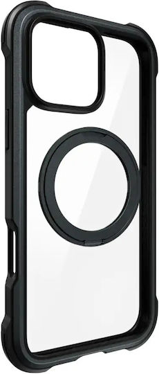 Mageasy Odyssey Stand M Back Cover Black for iPhone 16 Pro Max