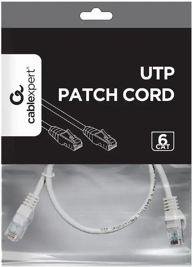 Cablexpert U/UTP Кат.6 (Gigabit) Мрежов Кабел Ethernet 0.5m Сив
