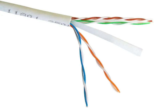 Cablexpert U/UTP Кат.6 (Gigabit) Мрежов Кабел Ethernet 0.5m Сив
