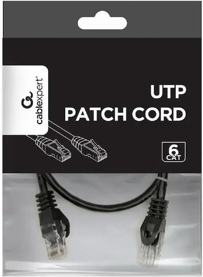 Cablexpert U/UTP Cat.6 Gigabit Network Cable Ethernet 0.5m Black