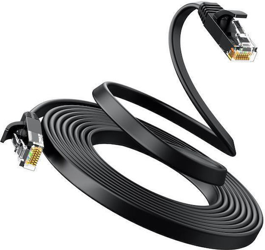 Ugreen Flat U/UTP Cat.6 (Gigabit) Network Cable Ethernet 0.5m Black