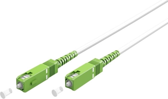 Goobay Goobay Optische Faser SC-APC Kabel 0,5m Weiß