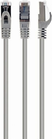 Cablexpert S/FTP Cat.6a (Gigabit) Καλώδιο Δικτύου Ethernet 1m Γκρι
