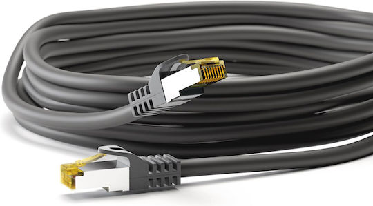 Goobay S/FTP Cat.7 (10Gbps) Ethernet Network Cable 1m Black