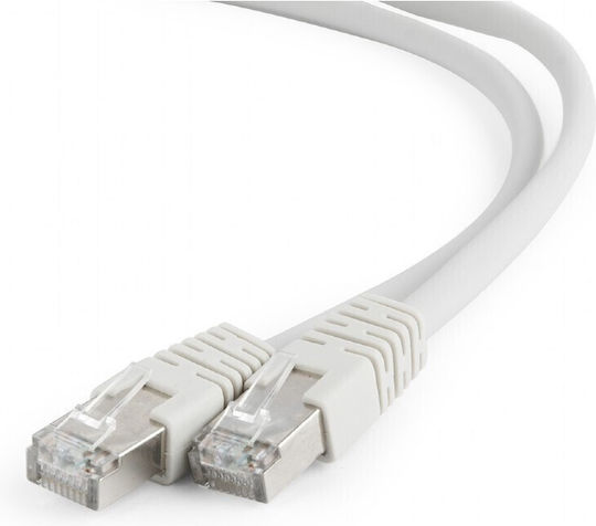Cablexpert S/FTP Netzwerkkabel Kat.6a (Gigabit) Ethernet Kabel Länge 0.5m Grau