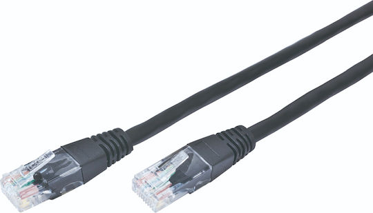Cablexpert U/UTP Cat.5e (Gigabit) Καλώδιο Δικτύου Ethernet 1m Μαύρο
