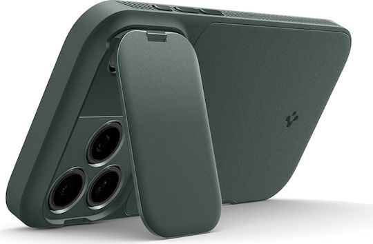 Spigen Optik Armor Задна Корица Силикон / Пластмаса 2mm Зелен (iPhone 18 Pro / 17 Pro)