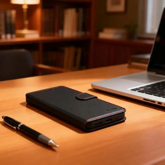 Tech-Protect Wallet Δερματίνης / Σιλικόνης Μαύρο (Galaxy S26 Ultra)